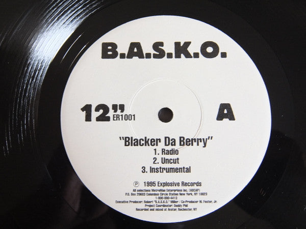 B.A.S.K.O. : Blacker Da Berry / Riding Hi (12