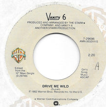 Load image into Gallery viewer, Vanity 6 : Drive Me Wild (7&quot;)
