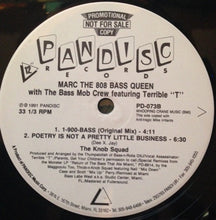 Load image into Gallery viewer, Marc The 808 Bass Queen With The Bass Mob Crew Featuring Terrible T. : 1-900-BASS (12&quot;, Promo)