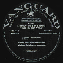 Load image into Gallery viewer, Antonín Dvořák - Vladimir Golschmann Conducting the Orchester Der Wiener Staatsoper : New World Symphony No.5 In E Minor (LP, Album, Mono)