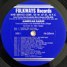 Load image into Gallery viewer, Various : American Banjo Tunes &amp; Songs In Scruggs Style (LP, Album, Comp)