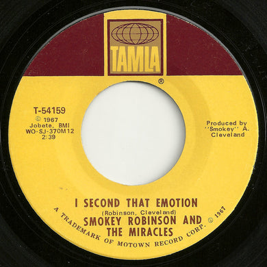 Smokey Robinson And The Miracles : I Second That Emotion (7