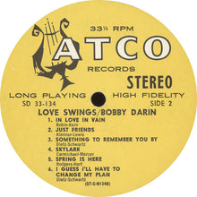 Load image into Gallery viewer, Bobby Darin : Love Swings (LP, Album)