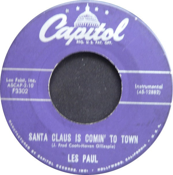 Les Paul, Les Paul & Mary Ford : Santa Claus Is Comin' To Town / Rudolph The Red-Nosed Reindeer (7