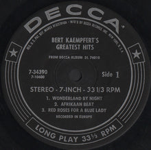 Load image into Gallery viewer, Bert Kaempfert : Bert Kaempfert&#39;s Greatest Hits (7&quot;, Comp, Jukebox)