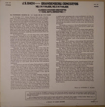 Load image into Gallery viewer, Johann Sebastian Bach, Classica Chamber Orchestra, Karl Seitz : Brandenburg Concertos No. 1 In F Major, No. 2 In F Major (LP)