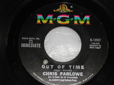 Chris Farlowe : Out Of Time / Baby Make It Soon (7