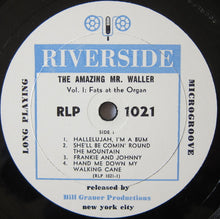 Load image into Gallery viewer, Fats Waller : The Amazing Mr. Waller (Vol. 1: Fats At The Organ) (10")