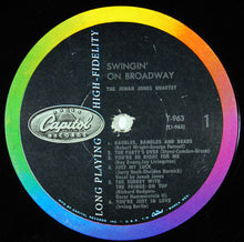 Load image into Gallery viewer, The Jonah Jones Quartet : Swingin' On Broadway (LP, Album, Mono)