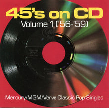 Load image into Gallery viewer, Various : 45's On CD Volume 1 ('56-'59) (CD, Comp, Club)