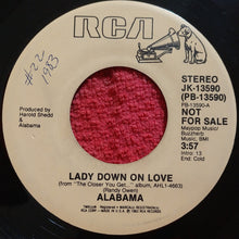 Load image into Gallery viewer, Alabama : Lady Down On Love (7", Single, Promo)