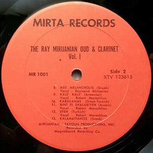 Load image into Gallery viewer, The Ray Mirijanian Oud And Clarinet : The Ray Mirijanian Oud And Clarinet, Vol. I (LP, Album)