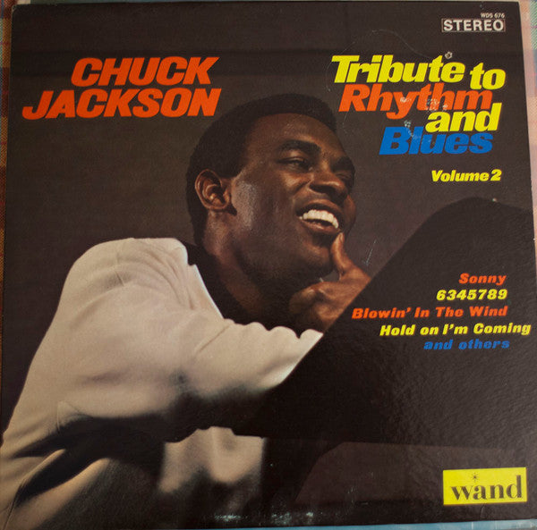 Chuck Jackson : Tribute To Rhythm And Blues Volume 2 (LP, Album)