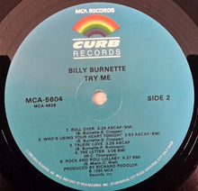 Load image into Gallery viewer, Billy Burnette : Try Me (LP, Album)