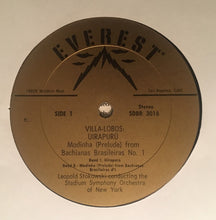 Load image into Gallery viewer, Heitor Villa-Lobos / Sergei Prokofiev - Leopold Stokowski, The Stadium Symphony Orchestra Of New York : Uirapurú + Modinha (From Bachianas Brasileiras No. 1)  / Cinderella (Ballet Suite) (LP, Album)