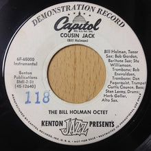 Load image into Gallery viewer, Bill Holman Octet : Plain Folks / Cousin Jack (7", Promo)