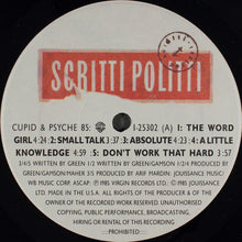 Load image into Gallery viewer, Scritti Politti : Cupid &amp; Psyche 85 (LP, Album, Emb)