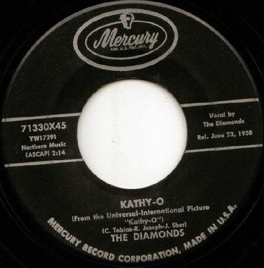 The Diamonds : Kathy-O / Happy Years (7