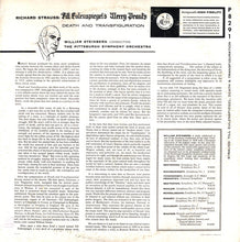 Load image into Gallery viewer, Richard Strauss : William Steinberg Conducting The Pittsburgh Symphony Orchestra : Till Eulenspiegel's Merry Pranks, Op. 28 / Death And Transfiguration, Op. 24 (LP, Album)