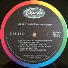 Load image into Gallery viewer, John W. Anderson Presents John Kasandra : John W. Anderson Presents Kasandra (LP, Album)