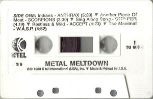 Various : Metal Meltdown (Cass, Comp)