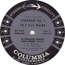 Load image into Gallery viewer, The Philadelphia Orchestra, Eugene Ormandy, Pyotr Ilyich Tchaikovsky : Symphony No. 7 In E-Flat Major (LP)