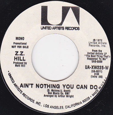 Z.Z. Hill : Ain't Nothing You Can Do (7