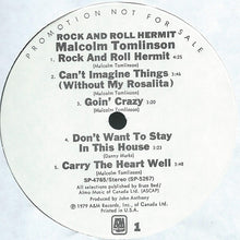 Load image into Gallery viewer, Malcolm Tomlinson : Rock And Roll Hermit (LP, Album, Promo)