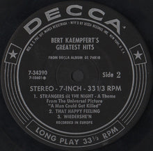 Load image into Gallery viewer, Bert Kaempfert : Bert Kaempfert&#39;s Greatest Hits (7&quot;, Comp, Jukebox)