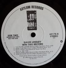 Load image into Gallery viewer, David Lindley And El Rayo-X : Win This Record! (LP, Album, Promo, SP )
