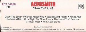 Aerosmith : Draw The Line (Cass, Album)