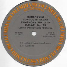Load image into Gallery viewer, Daniel Barenboim Conducts Sir Edward Elgar, The London Philharmonic Orchestra : Symphony No. 2 (LP, Album)
