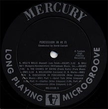 Load image into Gallery viewer, David Carroll : Percussion In Hi-Fi (LP, Album, Mono)
