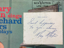 Load image into Gallery viewer, Mary Martin And Richard Rodgers : Mary Martin Sings Richard Rodgers Plays (LP, Album)