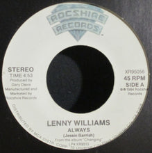 Load image into Gallery viewer, Lenny Williams : Always (7&quot;, Single)