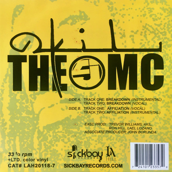 Akil : Breakdown / Affiliation (7