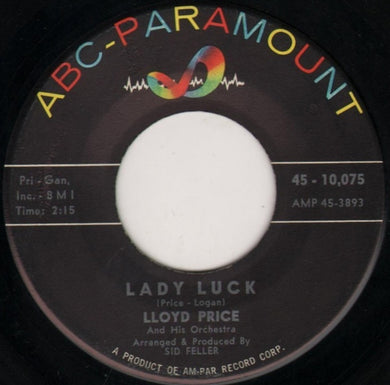 Lloyd Price And His Orchestra : Lady Luck / Never Let Me Go (7