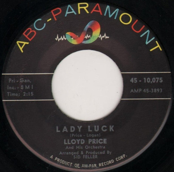 Lloyd Price And His Orchestra : Lady Luck / Never Let Me Go (7