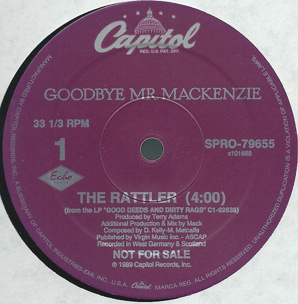 Goodbye Mr. Mackenzie : The Rattler (12