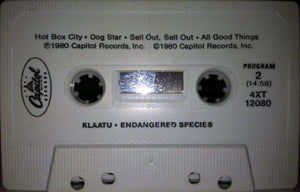 Klaatu : Endangered Species (Cass, Album)