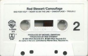 Rod Stewart : Camouflage (Cass, Album, AR)