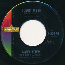 Load image into Gallery viewer, Gary Lewis &amp; The Playboys : Count Me In / Little Miss Go-Go (7", Single, Ind)