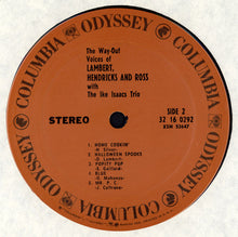Load image into Gallery viewer, Lambert, Hendricks &amp; Ross With The Ike Isaacs Trio : The Way-Out Voices Of Lambert, Hendricks And Ross (LP, RE)