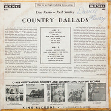 Load image into Gallery viewer, Reno And Smiley : Good Old Country Ballads (LP, Album, Mono)