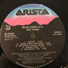 Load image into Gallery viewer, Blue Zone (4) : Big Thing (LP)