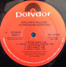 Load image into Gallery viewer, Bob Phillips (2) / Sean MacLeod : Le Partie Du Cocktail! (LP, Album, Mon)