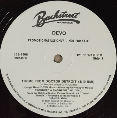 Devo : Theme From Doctor Detroit (12