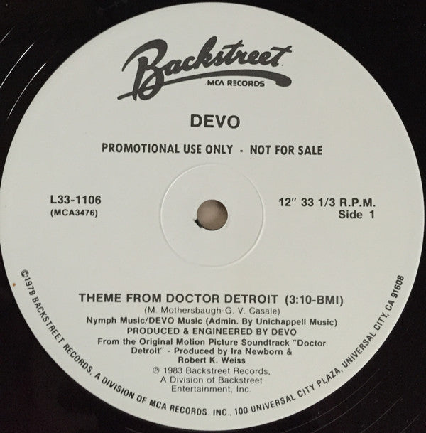 Devo : Theme From Doctor Detroit (12