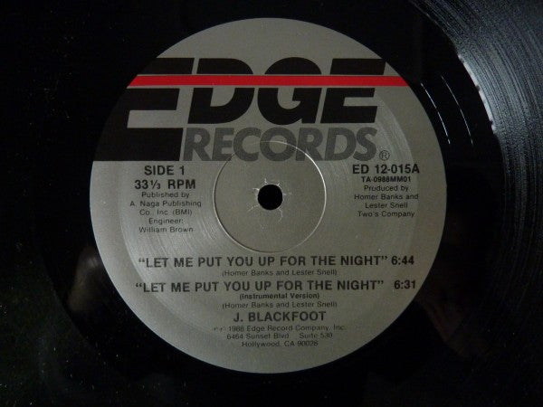 J. Blackfoot : Let Me Put You Up For The Night (12
