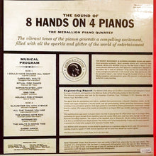Load image into Gallery viewer, The Medallion Piano Quartet : The Sound Of 8 Hands On 4 Pianos (LP, Album)
